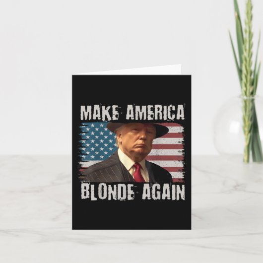 Carte Rendre l'Amérique blonde (Devant)