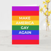 Carte Rendre l'Amérique homosexuelle (Fleur jaune)