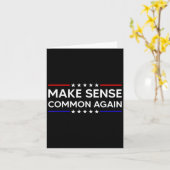 Carte Rendre le sens commun (Fleur jaune)