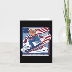 Carte Rendre le snowboard à nouveau formidable Donald Tr