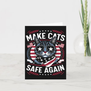 Carte Rendre les chats en sécurité Trump Cats pour Trump
