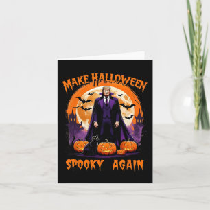Carte Rendre l'Halloween Éffrayant à nouveau drôle Hallo