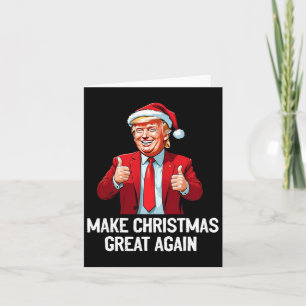 Carte Rendre Noël grand à nouveau Noël Noël amusant Trum