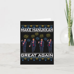 Carte Rendre sa grandeur à Hanoukka drôle Trump laid Cha