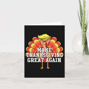 Carte Rendre Thanksgiving grand à nouveau drôle Trump Tu