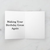 Carte Rendre votre anniversaire formidable à nouveau (Intérieur)