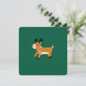 Carte Renne de Noël (Debout devant)