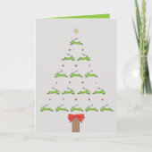CARTE RENNE VOLANT NOËL (Devant)