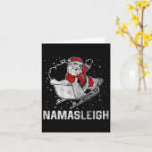 Carte Rennes de Namasleigh envoyant des cadeaux du Père (Fleur jaune)