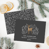 Carte Rennes dessinées à la main en noir élégant simple