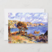 Carte Renoir - Vue à Guernesey, célèbre peinture (Devant)