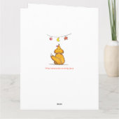 Carte Renouard dessiné à la main / Joyeux Noël (Dos)