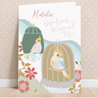 Répandez Vos Ailes Belle Diplôme d'Oiseau