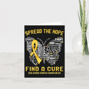 Carte Répandre L'Espoir Trouver Un Traitement Du Cancer 