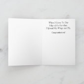 Carte Répandre Mes Ailes Et Voler : Félicitations (Intérieur)