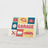 Carte Réparateur automobile professionnel Iconic Conçu (Devant)