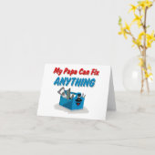 Carte Réparez tout Papa (Fleur jaune)