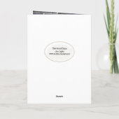 Carte repêcheur d'or en costume de retraite (Dos)