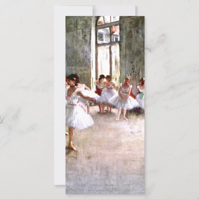 Carte Répétition de ballet (Devant)