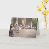 Carte Répétition de ballet par Degas (Fleur jaune)