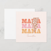 Carte Répétition Rustique "Mama" (Devant / Derrière)