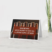 Carte repliée pour les amateurs de bière (Devant)