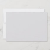 Carte Réponse du Mariage d'Ancres nautiques embarqué Fau (Dos)