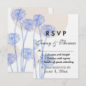 Carte-réponse RSVP (Devant / Derrière)