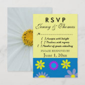 Carte-réponse RSVP (Devant / Derrière)