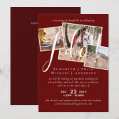 Carte Report de mariage Changement de date Réception (Devant / Derrière)