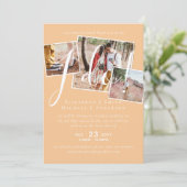 Carte Report mariage Changement de date Réception (Debout devant)