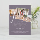 Carte Report mariage Changement de date Réception (Debout devant)