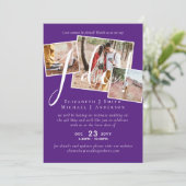 Carte Report mariage Changement de date Réception (Debout devant)