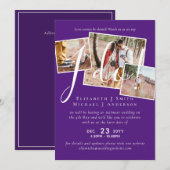 Carte Report mariage Changement de date Réception (Devant / Derrière)