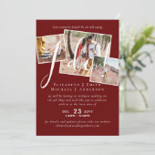 Carte Report mariage Changement de date Réception (Debout devant)