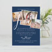 Carte Report mariage Changement de date Réception (Debout devant)