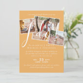 Carte Report mariage Changement de date Réception (Debout devant)