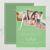 Carte Report mariage Changement de date Réception (Devant / Derrière)