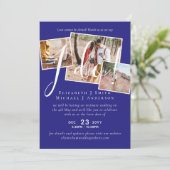 Carte Report mariage Changement de date Réception (Debout devant)