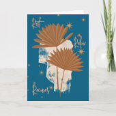 Carte Repos Relax Recover Boho Se remettre (Devant)