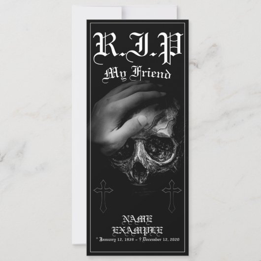 Carte Repose en Paix mon Ami (Devant)
