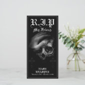 Carte Repose en paix, mon ami (Debout devant)