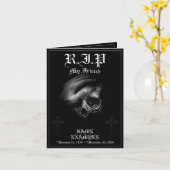 Carte Repose en paix, mon ami (Fleur jaune)