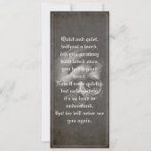 Carte Repose en paix mon ami - vintage (Dos)