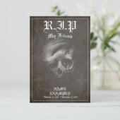 Carte Repose en paix mon ami - vintage (Debout devant)