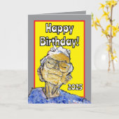 Carte Reposer Ses Yeux Joyeux Anniversaire (Fleur jaune)