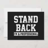 Carte Reposez-vous Je suis un professionnel (Dos)