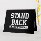 Carte Reposez-vous Je suis un professionnel (Fleur jaune)