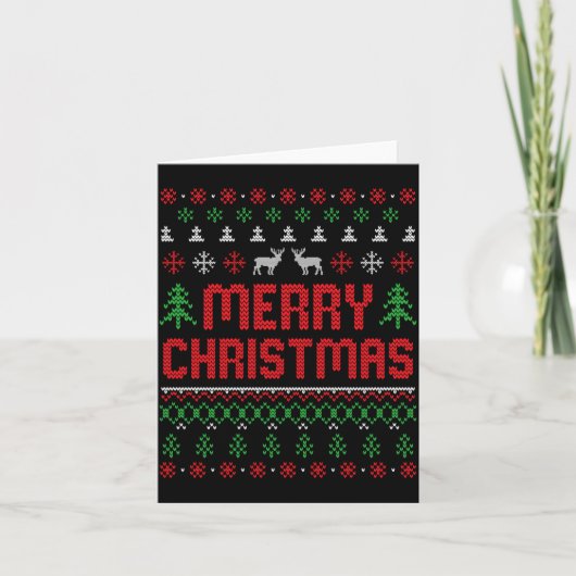 Carte Représentation de Joyeux Noël (Devant)