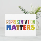 Carte Representation Matters Rainbow Diversity Card (Debout devant)
